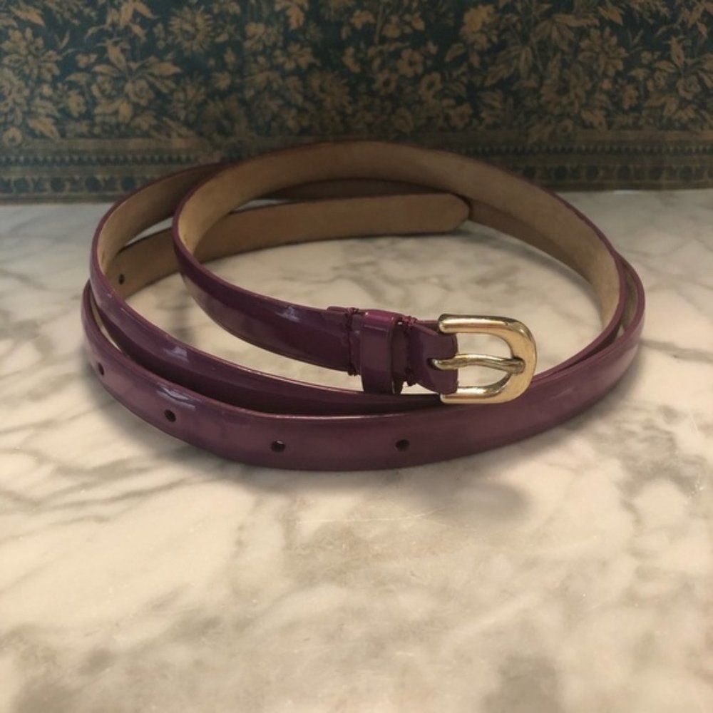 J. Crew Patent Leather Belt